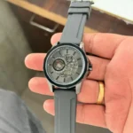 Armani Exchange Automatic Skeleton Black Dial