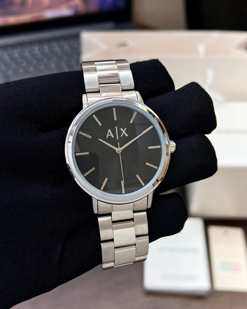 Armani Exchange Cayde Classic Silver Timepiece