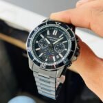 Armani Exchange Spencer Chrono Black Dial 44mm