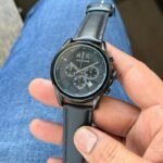 Armani Exchange Spencer Chronograph Black Dial 44mm