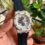 Audemars Piguet Chronograph Silver Bezel White Quartz