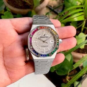 Audemars Piguet Royal Oak 15413 Rainbow Silver