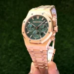 Audemars Piguet Royal Oak Chronograph Rosegold Green Dial