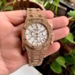 Audemars Piguet Royal Oak Chronograph White Dial Diamond