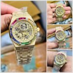 Audemars Piguet Royal Oak Frosted Double Balance Gold