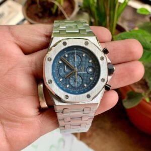 Audemars Piguet Royal Oak Offshore Chronograph Silver Blue Quartz