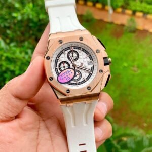 Audemars Piguet Royal Oak Offshore Rose Gold White Quartz