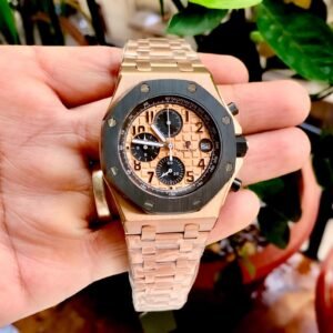 Audemars Piguet Royal Oak Offshore Rosegold Black Bezel