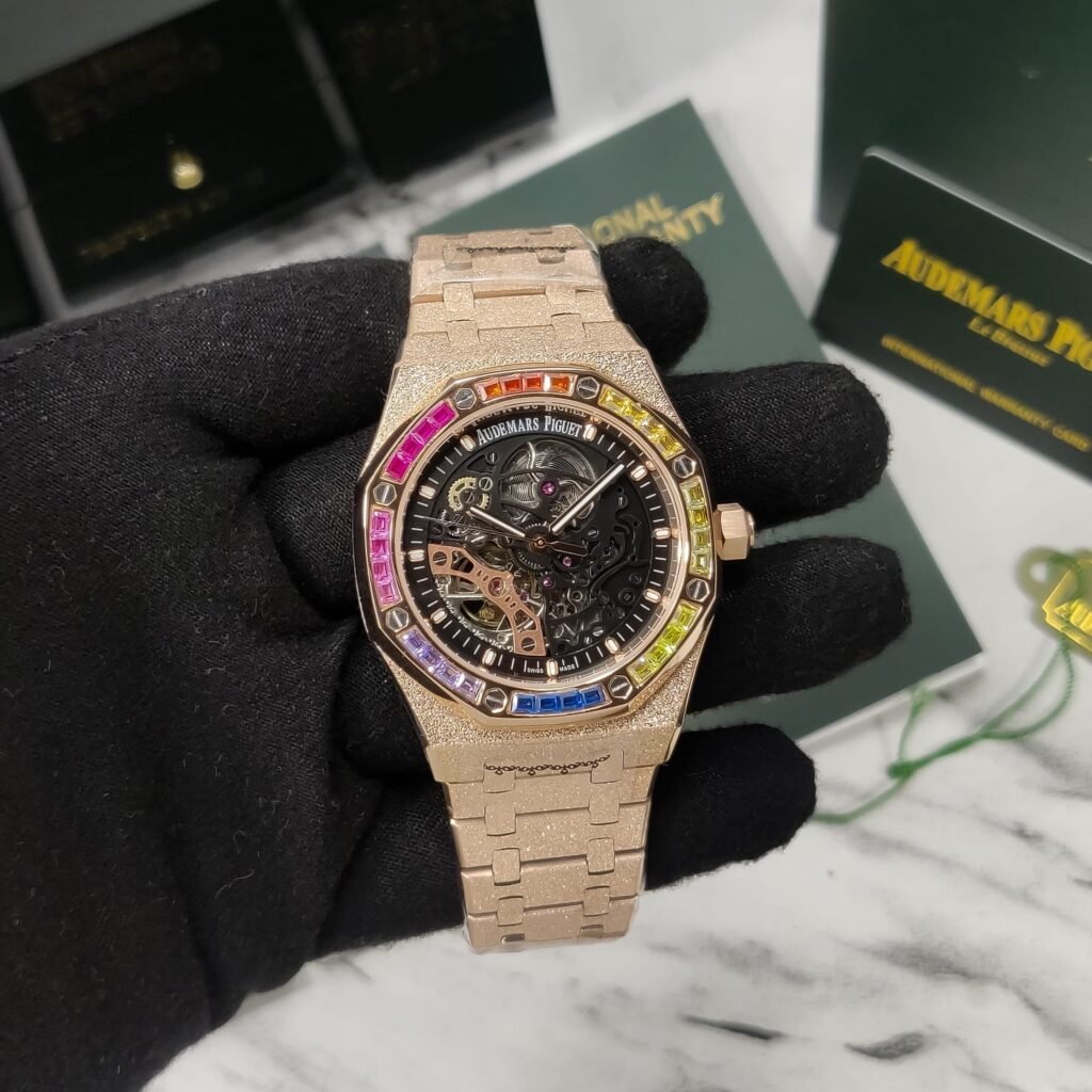 Audemars Piguet Royal Oak Open Worked Rosegold Diamond