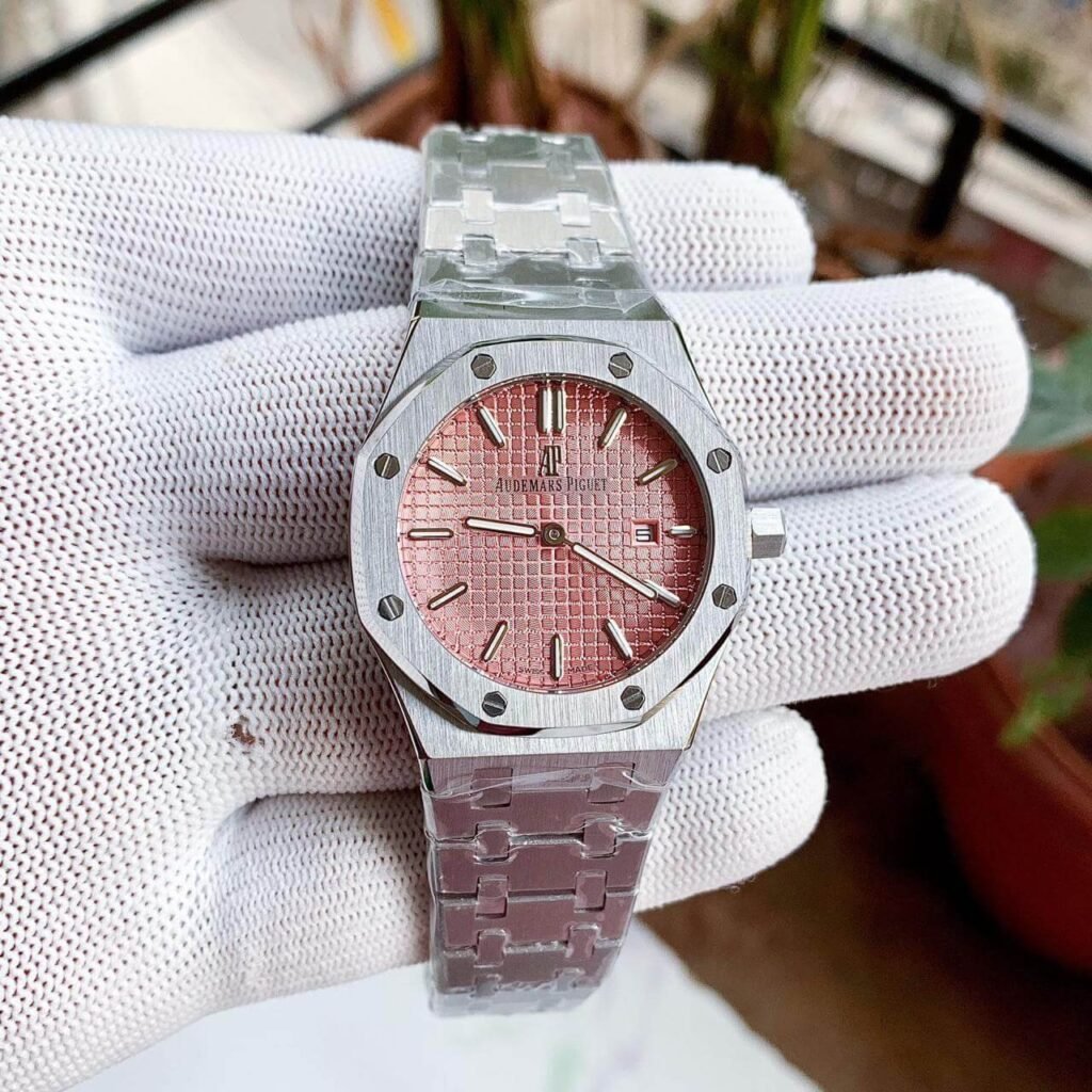 Audemars Piguet Royal Oak Pink Dial Ultra Thin Ladies