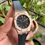 Audemars Piguet Royal Oak Rosegold Black Rubber Strap