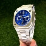 Bell And Ross BR-05 Silver Blue Dial Chronograph