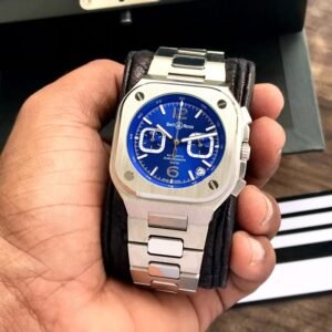 Bell And Ross BR-05 Silver Blue Dial Chronograph