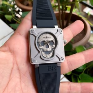 Bell & Ross BR-01 Skull Silver Edition
