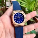 Bell & Ross BR-05 Automatic Blue Dial with Rosegold Case