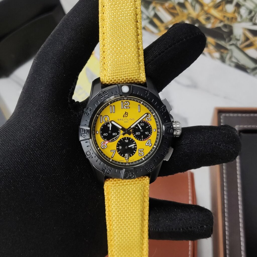 Breitling Avenger B01 Chronograph Yellow Dial