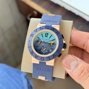 Bvlgari Aluminium Chronograph in Blue