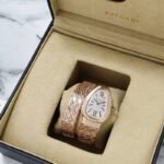 Bvlgari Serpenti Spiga Rose Gold White Dial 35mm