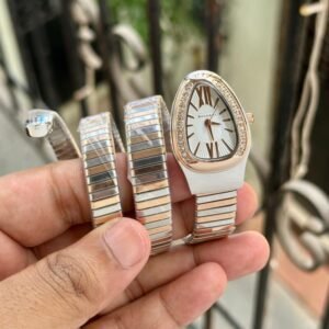 Bvlgari Serpenti Tubogas 103002 Silver Rose Gold