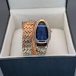 Bvlgari Snake Oval Blue Dial 36mm