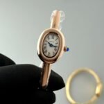 Cartier Baignoire Bangle Rose Gold Ladies Quartz