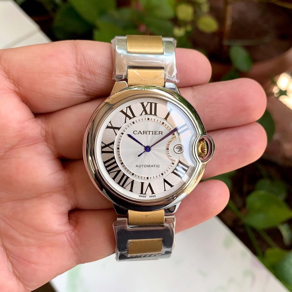 Cartier Ballon Bleu Two Tone White Dial
