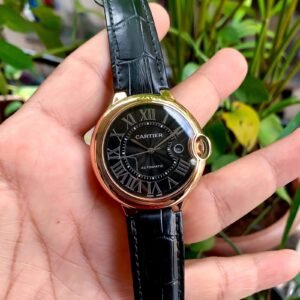 Cartier Ballon Bleu Wgbb0036 Rosegold Black Dial