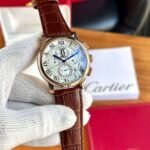Cartier Baloon Chronograph with Leather Strap
