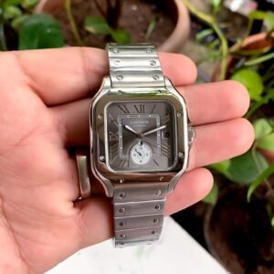Cartier De Santos Grey 41mm Watch