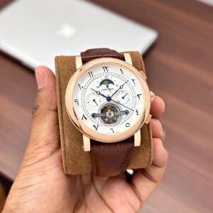 Cartier Open Heart Tourbillon Leather Watch
