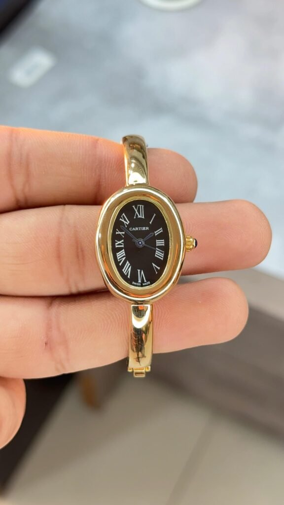 Cartier Oval Baignoire Gold 18mm