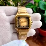 Cartier Santos D Cartier Yellow Gold Sunray