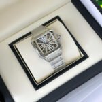 Cartier Santos De Skeleton White Dial