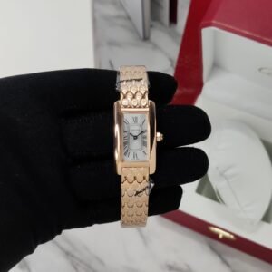 Cartier Tank Américaine W2620031 Rosegold White Dial