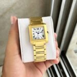 Cartier Tank Francaise Gold White Dial