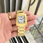 Cartier Tank Francaise Gold White Dial