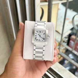 Cartier Tank Francaise Silver White Dial