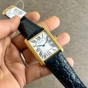 Cartier Tank Louis Gold White Dial Quartz