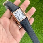 Cartier Tank Roman Rosegold White Dial