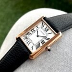 Cartier Tank Roman Rosegold White Dial