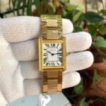 Cartier Tank Solo Gold 28Mm Diamond Quartz