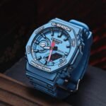 Casio G-SHOCK GA-2100MNG-2A Blue Manga Watch