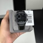 Casio Illuminator Full Black Square Dial