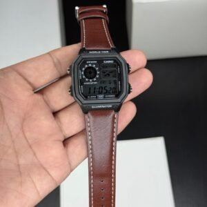 Casio Illuminator Square Black Dial