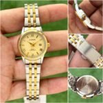 Casio Two Tone Gold Quartz Analog Watch