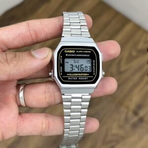 Casio Vintage F91WS Silver And Black
