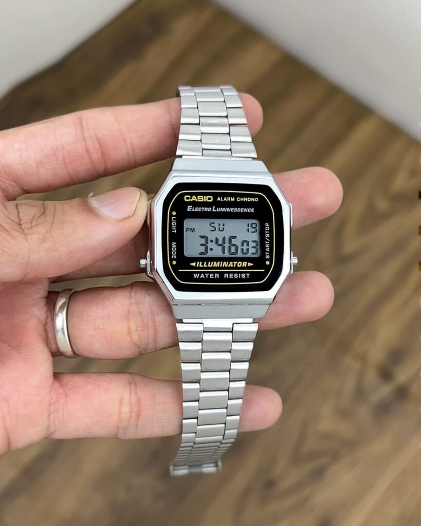 Casio Vintage F91WS Silver And Black