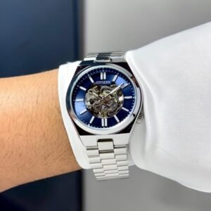 Citizen Tsuyosa Automatic Skeleton Blue Dial