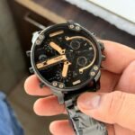 Diesel Big Daddy Chronograph Black Rose Gold