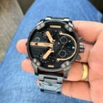 Diesel Big Daddy Chronograph Black Rose Gold